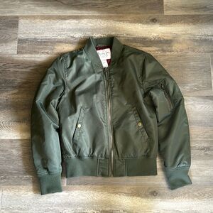 American Rag bomber jacket army green bomber jacket Medium